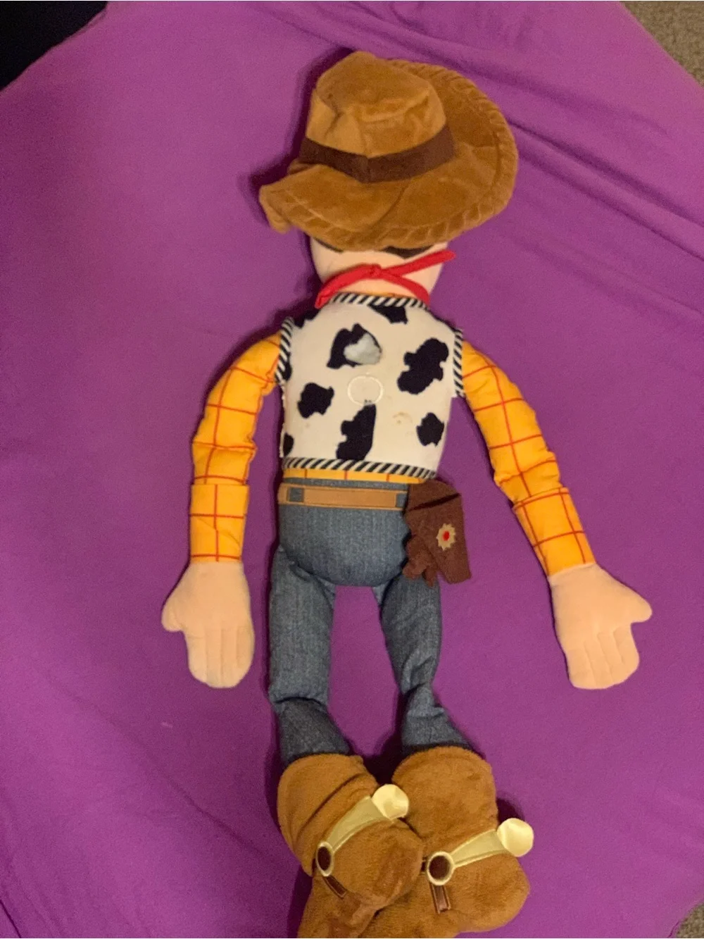 Disney-Pixar Toy Story Sherrif Woody Plush Toy - 24” collectible